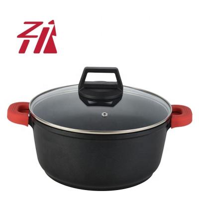 China Excellent quality sustainable die cast aluminum non stick cookware casserole for sale