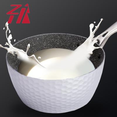 China Viable Hot Sales Forged Sauce Pan Cookware Aluminum Die Casting Milk Pot for sale