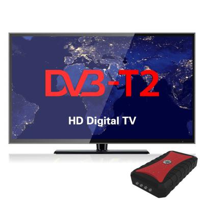 China Portable Battery Booster PORTABLE TV Low Consumption Working 4-8hours For 19inch 12V DC DVB-T2 TV Free/Paid Channels for sale