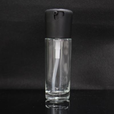 China Personal care 30ml frosted glass bottle vidrio pump frasco cosmetic container packaging cosmetic for sale