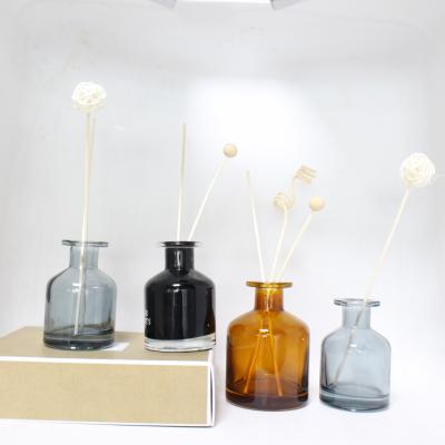 China Empty Cosmetic Perfume Cosmetic Hexagonal Shaped Packaging Glass Reed Diffuser Bottle for sale