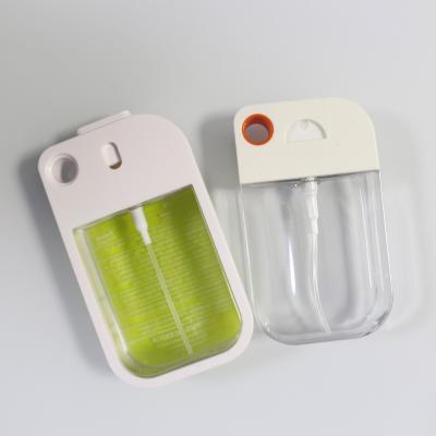 China Eco-friendly Filled Mobile Phone Shape Plastic Pocket Perfume Spray Bottle 30ml 50ml For Hand Sanitizer Sprayer With Hole for sale