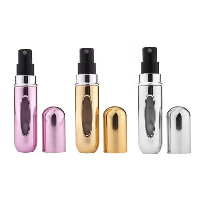 China Perfume Use 10ml Refill Perfume Atomizer Spray Bottle Packaging Cosmetique Empty Aluminum Para Perfumes for sale