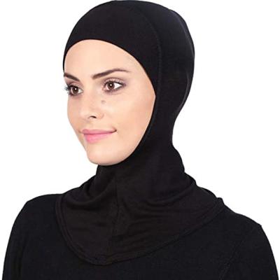 China Newest Underscarf elastic turban muslim muslim ruched cotton sports inner hijab covers women for sale