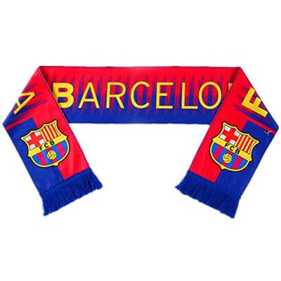 China Wholesale Football Sports World Team Unisex Knit Warm Reversible Scarf With Hige Quality for sale