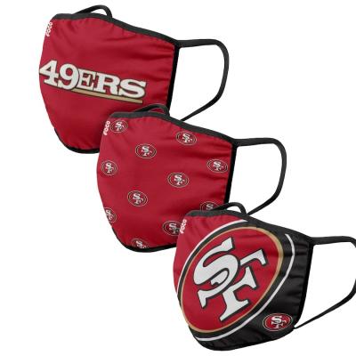 China NFL Sports Team College Washable Adjustable Breathable High Quality Football Masks Reusable Face Mask In Stock for sale