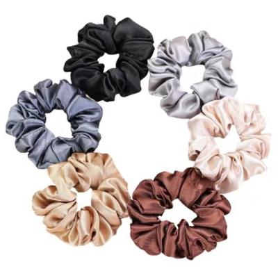 China Wholesale Good Quality Elastic Good Quality Meixin Hair Bands Durable Ties Fine Satin Hair Scrunchies For Women Girl for sale