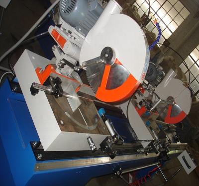 China PVC Double Miter Saw For PVC Windows , PVC Double Head Profile Cutting Machine for sale