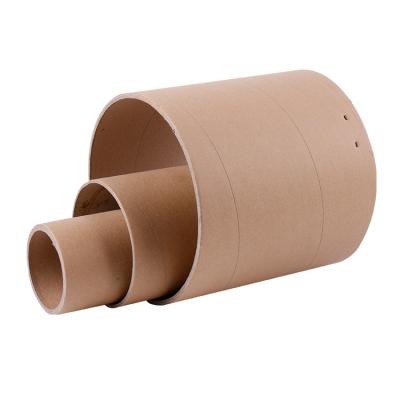 China Recycled Materials Customized Industrial Kraft Paper Tube Cardboard Paper Roll Core Various Sizes for sale