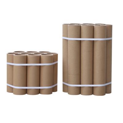 China Recycled Materials Customized Any Size Kraft Hardpaper Textile Fabric Small Roll Tube Paper Core for sale