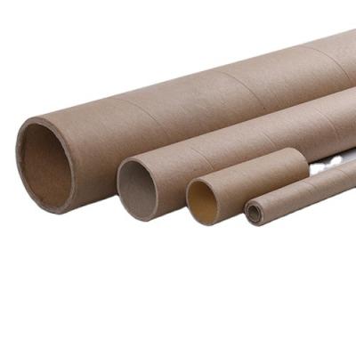 China Recycled Materials Factory Wholesale All Kinds Sizes Kraft Paper Cardboard Tube Roll For Plastic Film Storage Cloth for sale