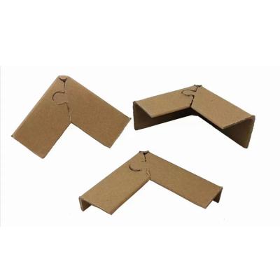 China Recycled Materials L Wholesale High Quality Corner Protector Paper Corner Tray Paper Angle Bead Carton for sale