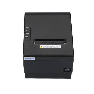 China 260mm/s HS-J80UL USB LAN Receipt Machine Black And White 80 POS Printer Port USB LAN Thermal Printing Machine for sale