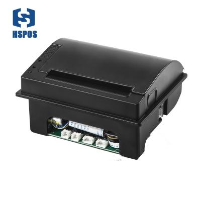 China Black And White Hsprinter High Speed ​​Thermal Embedded Cutter And Cover 3 Inch Printer For Kiosk With Open Button HS-KC31 for sale