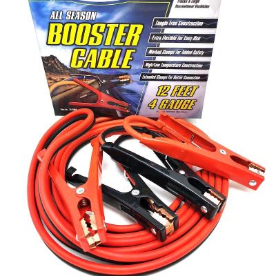 China USA Style Booster Cable 16FT Heavy Duty 6 Gauge Jump Leads Battery Booster Cable 0.25x326x4M for sale