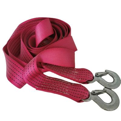 China Emergency Roadside Kit Nylon and Metal Car Accessories Tow Strap for Heavy Equipment Car Tow Rope for sale