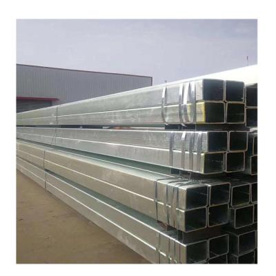 China Structure pipe tubo cuadrado 75x75x3 carbon steel pipe price per meter for sale