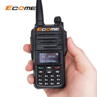 China Ecome ET-D39 VHF Radio Walkie Talkie UHF DMR Clear Sounds Long Range Digital Wireless Handheld Intercom 2 Way for sale