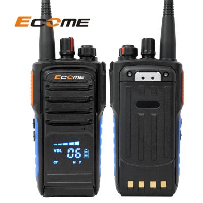 China 2022 New Selective Calls Ecome ET-980 Screen Walkie Talkie Device Long Range 2 Way Radio for sale