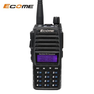 China Ecome ET-UV200 Long Range Portable Transmitter Dual Band VHF UHF Handheld Two Way Radio 130*65*40mm for sale