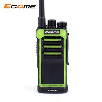 China Outdoor Hot Selling FM UHF Ham Walkie Talkie ET-650S Two Way Radios for sale