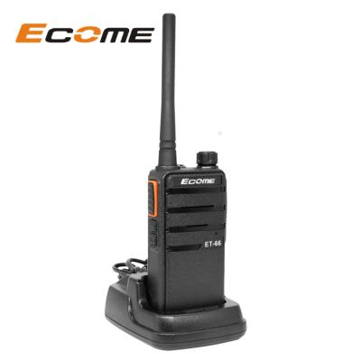 China Touring Ecome ET-66 two way radio frs pmr 446 license free 0.5W walkie talkie for sale