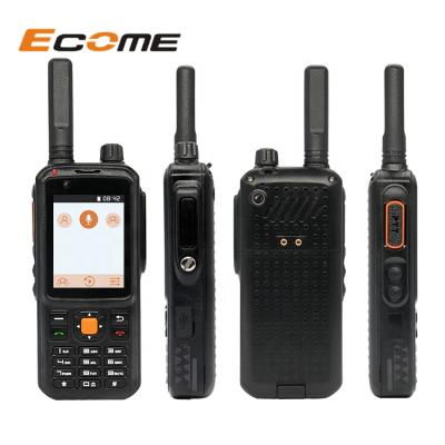 China GPS/BT/wifi Ecome ET-A87 4g radio wifi zello 500km cell phone POC gps android walkie talkie for sale