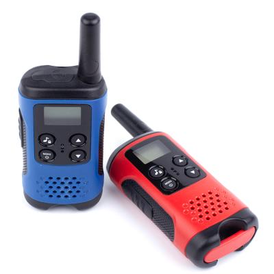 China Mini Size Toy Handheld PTTs 0.5watt Incense Free Pocket Radio Walkie Talkie for sale