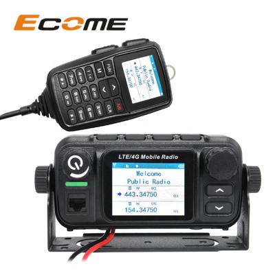 China GPS Positioning Hot Sale Ecome A770 POC UHF/VHF Long Distance Dual Band Mobile Car Radio for sale