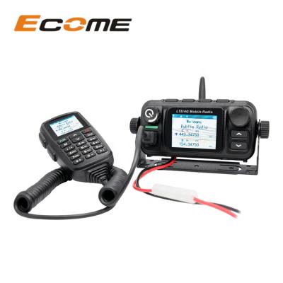 China Taxi Ecome ET-A770 Car Walkie Talkie 4g Dual Band Big Screen POC Mobile Radio for sale