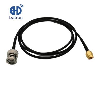 China BNC Male To SMA Male RF Connector Cable Assembly RF Jumper Cable For RG174 Coaxial Cable 8001R0023 for sale