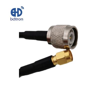 China TNC Male To SMA Male RF Connector Cable Assembly RF Jumper Cable For RG58 Coaxial Cable 8001R0038 for sale