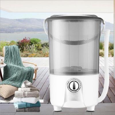 China Portable Mini Fashionable Design Single Tub Top Loading Semi Automatic Mini Washing Machine With Double Buttons for sale