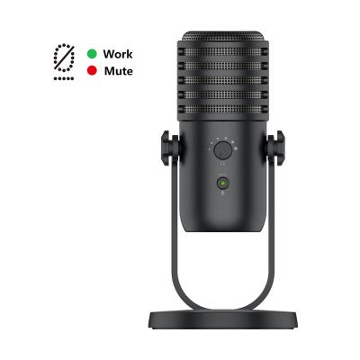 China Professional Headset Microphone USB Condenser Microphone for Live Studio Recording Singing Broadcasting Webcast Microphone for sale