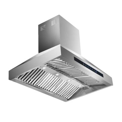 China Commercial Kitchen BBQ Range Hoods 4speed Twin Motors With ETL CXW-298-A13 for sale