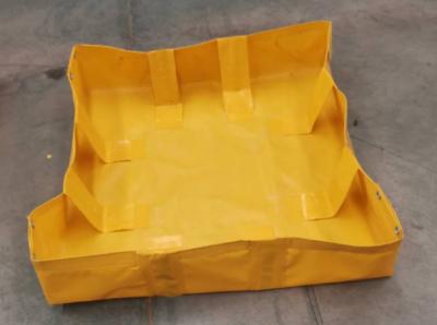 China 1Mx1M 0.90mm PVC Tarpaulin Tank Gasline Spill Prevention Tank for sale