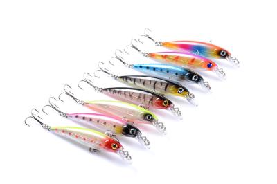 China 9cm / 7.3g Sea Fishing Bionic Bait Bass Floating Minnow Lures for sale