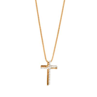 China Wholesale Religious Global Crucifix Christian Joias Colar Casual 18K Gold Charms Pendant From China for sale