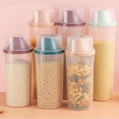 China Plastic Transparent Fresh-keeping Fresh-keeping Whole Grain Sealed Storage Box Foodstuffs Freshness Keeping Food Storage Box Kitchen Storage Box for sale