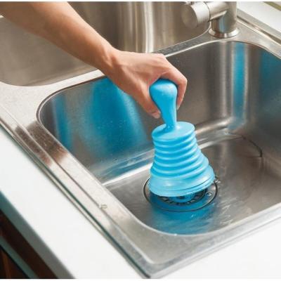 China Sustainable Household Sewer Suction Plug Drain Cleaners Bathroom Drain Plunger Toilet Sink Dredge Pipe Suction Cup Pipe Dredge for sale