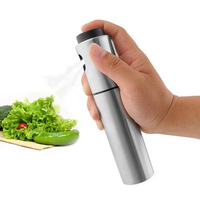 China Sustainable Stainless Steel Spray Bottles Refillable Oil Vinegar Mist Spray Bottle Water Pump Gravy Boats Grill BBQ Sprayer Kitchen Tools for sale