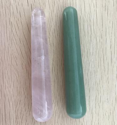 China Magic Wand Natural Stone Jade Body Massager Yoni Crystal Magic Wand For Woman for sale