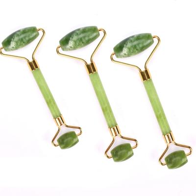 China Original Amazon Hot Selling Natural Green Flower Small Facelift Boots Jade Roller Reviews for sale