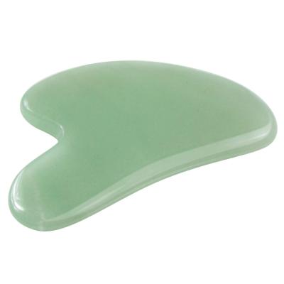 China Body beauty massager gua facial sha rose green quartz aventurine gua sha stone for face body for sale