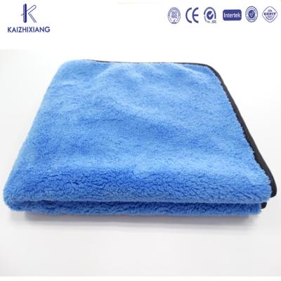 China High Sustainable Gsm Plush Microfiber Car Cleaning Towel for sale