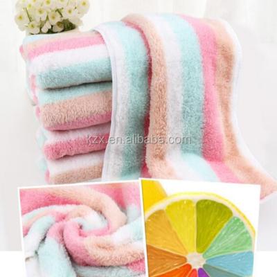 China Sustainable Custom Printed Coral Microfiber Fleece Terry Towel Manufacturers China for sale