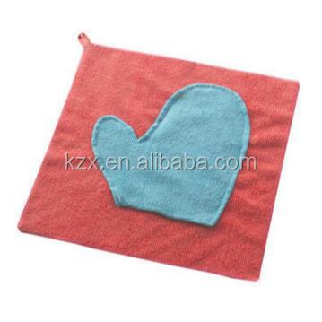 China Sustainable Eco - Friendly Microfiber Cleaning Cloth Gloves For Kitchen And Housekeeping for sale