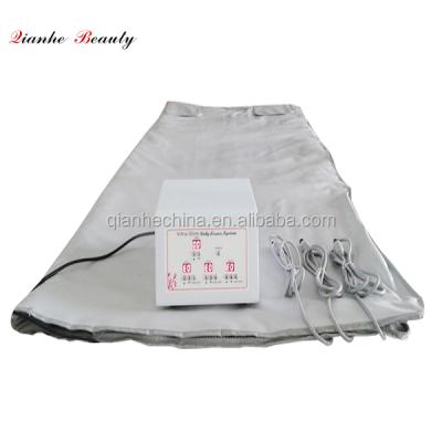 China Latest Cellulite Reduction Weight Loss 3 Heater Electric Blanket Electric Sauna Far Infrared Blanket for sale