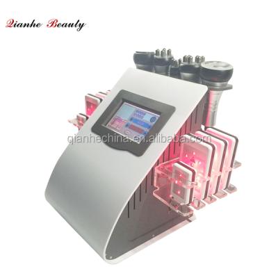 China Weight Loss Professional 6 in 1 Fat Burning Cavitation RF Vacuum Body Slimming Machine for sale