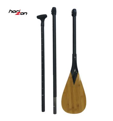 China Luxury Bamboo Carbon Fiber Sup Paddle For Rack Paddle Board for sale